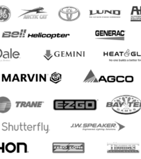 Logos of some of Flex Craft's clients.
