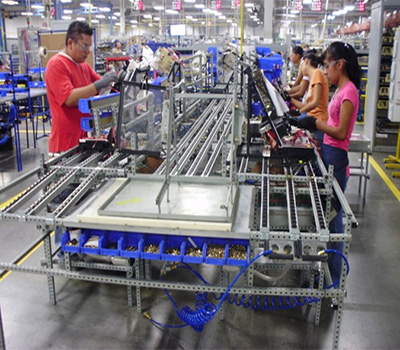 Duel Sided Flex Craft Assembly Line Conveyor