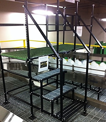 Flex Craft Staircase Walkover Platform