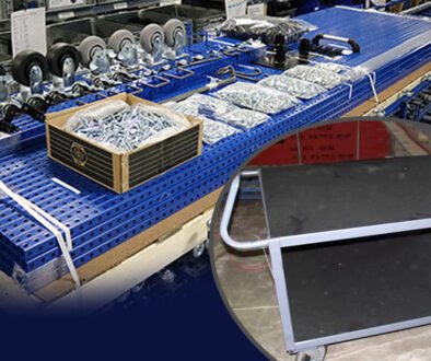 Custom kits for Flex Craft Carts at workstations.