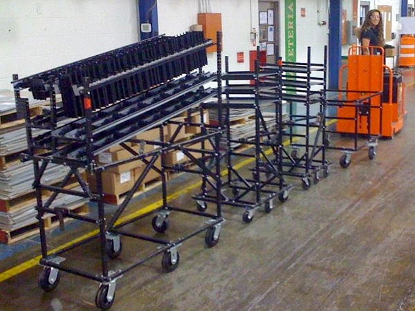 Tall Connected Flex Craft Tugger Carts