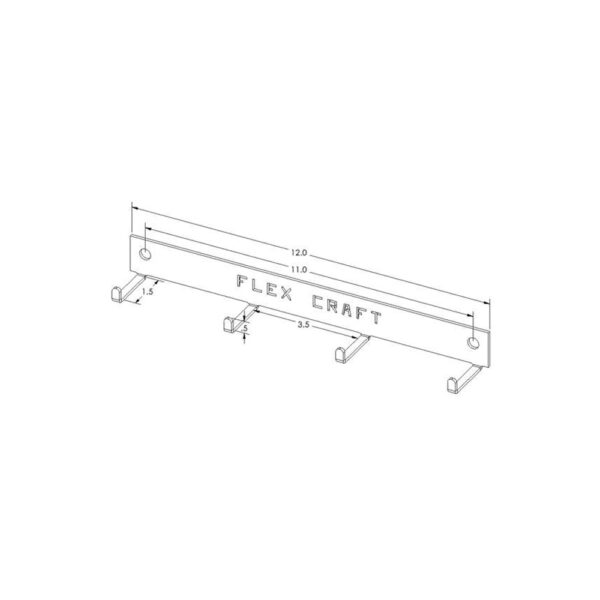 Flex Craft 4PT Hanger drawing specifications.