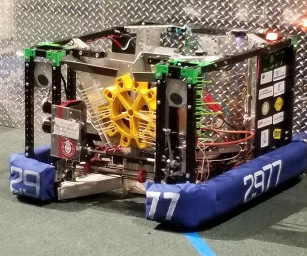 A robot made with Flex Craft products.