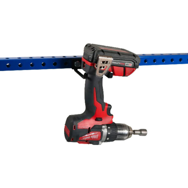 Flex Craft Tool Hook holding a drill.