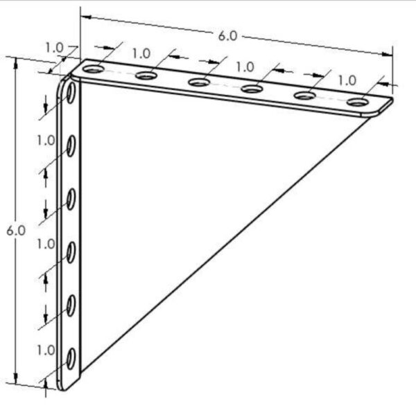 6x6 Flush Gusset