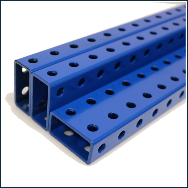 Heavy Duty 1" x 2" Steel Tube -Blue Powder Coated