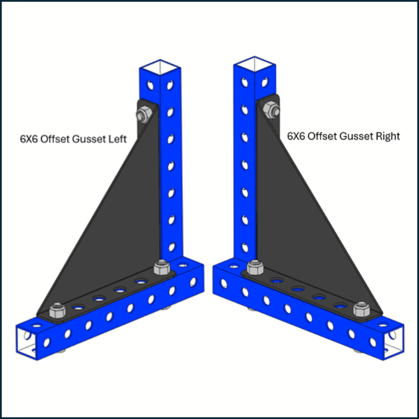 6x6 Offset Gusset | Bracing Support | Flex Craft